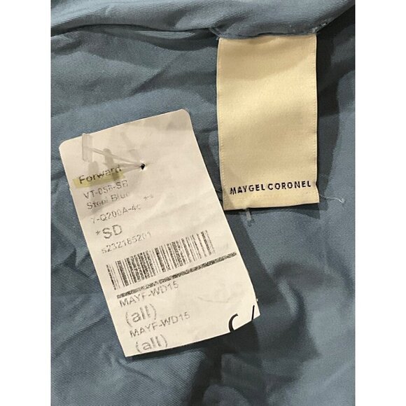 Maygel Coronel Lorena Dress in Steel Blue One Size Fits Most Womens Stretch Mini - Picture 7 of 11